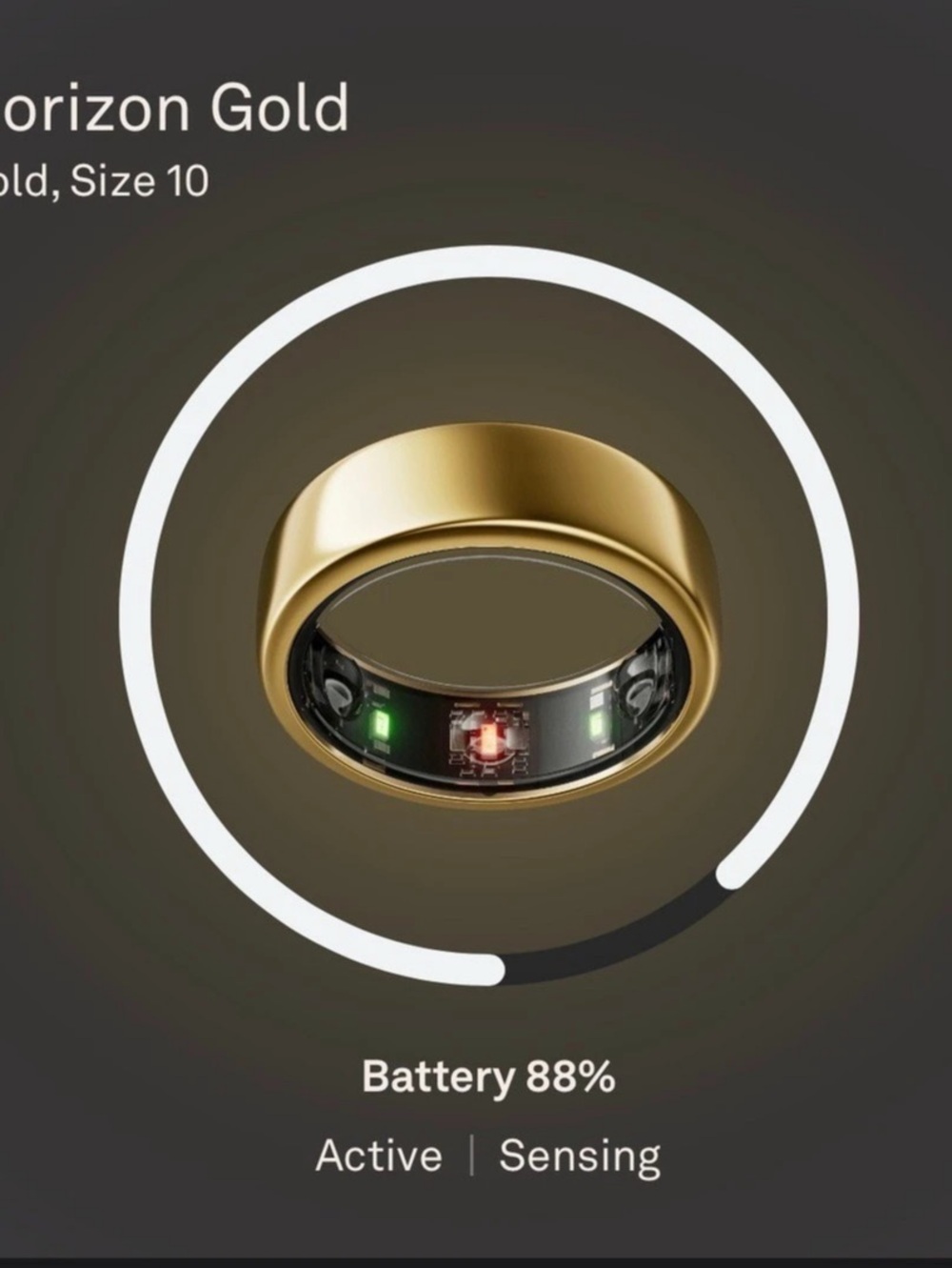 Gen 3 Oura Ring in Horizon Gold